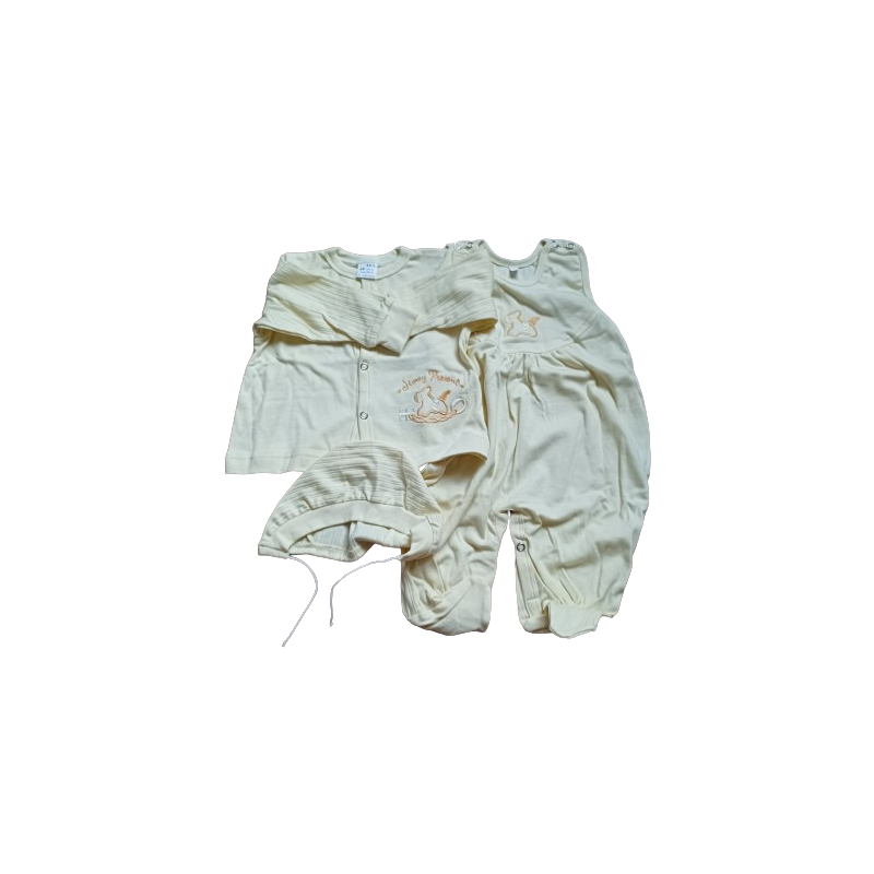 Dárkový set světle žlutý