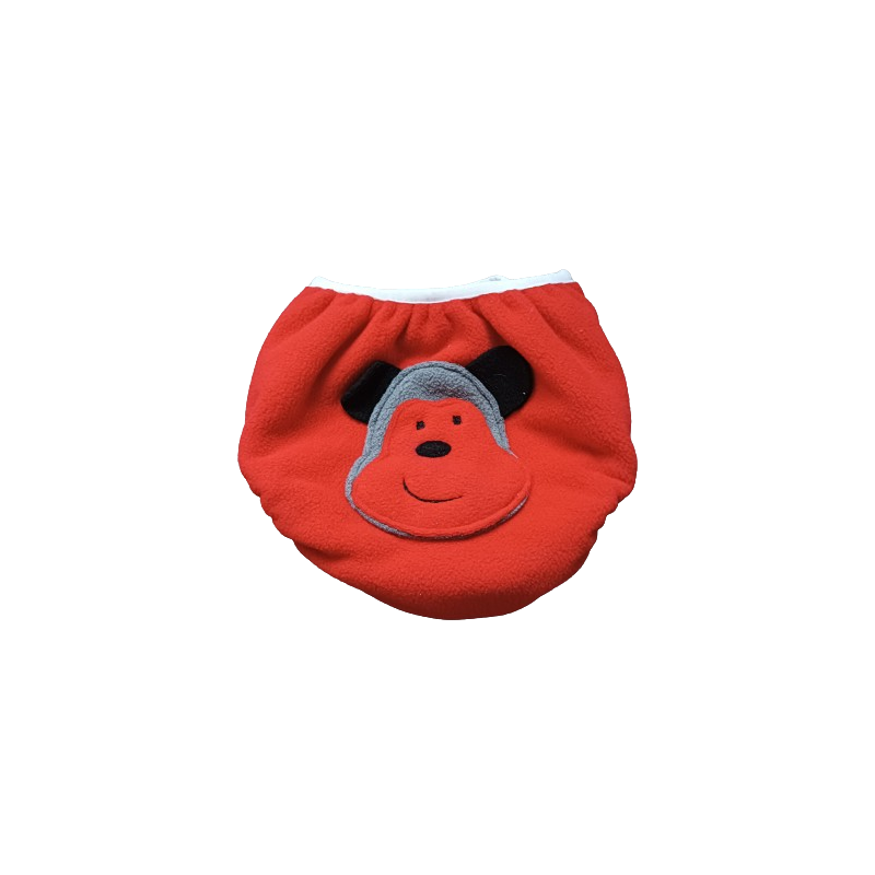 Svrchní kalhotky fleece s PUL červené Svrchní kalhotky fleece s PUL červené