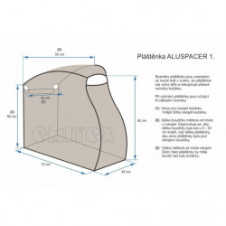 Pláštěnka na kočárek Aluspacer